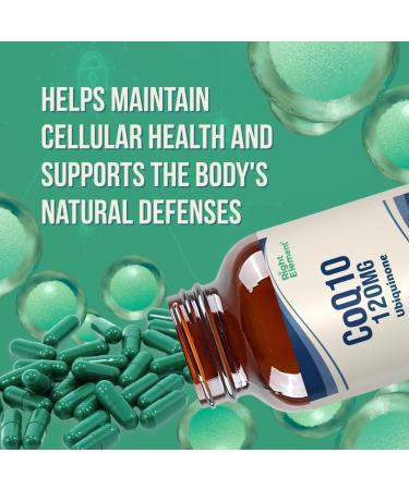CoQ10 120Mg Ubiquinone | Supports Cellular Energy and antioxidant Activity for Overall Wellness. (1-Pack) 60 Count (Pack of 1) - Buy Online on GoSupps.com