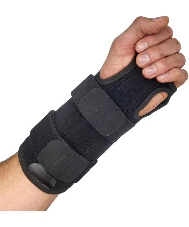 Wrist Brace for Carpal Tunnel Relief - Reversible Hand Splint for Left or Right Hand Support - Forearm Brace with Wrist Compression for Arthritis & Tendonitis - Small/Medium Size - Pack of 1 - Buy Online on GoSupps.com