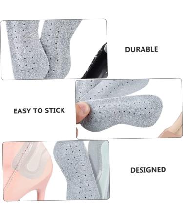NOLITOY Anti-Wear Heel Pads - 4 Pairs Black Gel Back Stickers for Pumps & High Heels - Breathable Durable Shoe Clips for Leather & Comfort - 18x10.5cm - Buy Online on GoSupps.com