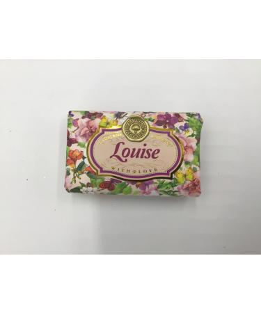 Louise - Gift Soap Bar For Her Birthday Rose Scent Mum Grandmother Cleanser Lather Present Girl