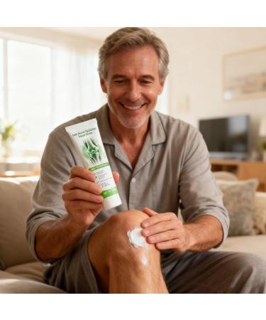 refreshing and moisturizing cream 50 g joint and muscle pain relief for feet knees neck shoulders women and men massage use - Buy Online on GoSupps.com