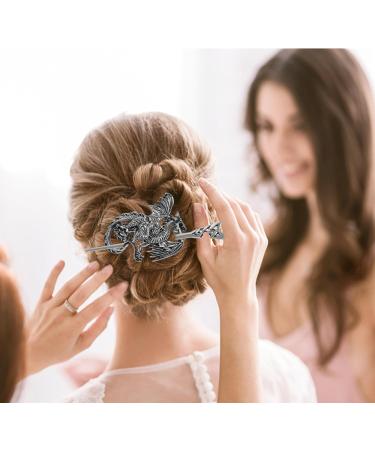 HAPINARY Vintage Hairpin Vintage Bronze Hair Sticks Viking Knot Sticks Hairpins Retro Hair Fork Pins Viking Hair Jewelry Celtics Knot Hair Stick Retro Hair Sticks Hair Styling Pins Alloy - Buy Online on GoSupps.com