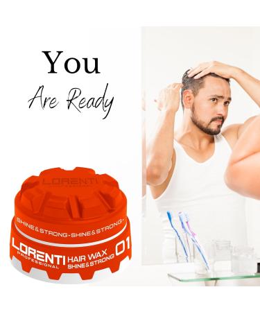LORENTI TOKYO & SEOUL Hair Styling Wax | Oil-Free Cream for Curly & Frizz Hair | Volume & Shape Pomade 2.7 Oz (Shine & Strong 01) - International Shipping Available - Buy Online on GoSupps.com