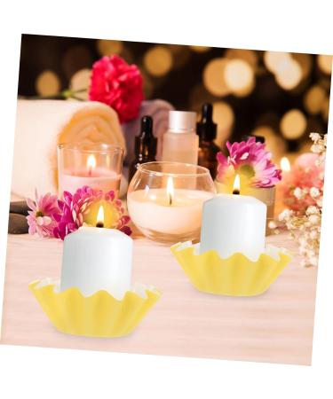 Buy Homsfou 50 PC Wax Paper Cups | Home Wax Warmers & Fragrance Accessories | Eco-Friendly Candle Inserts - 9x9x8 cm - Buy Online on GoSupps.com
