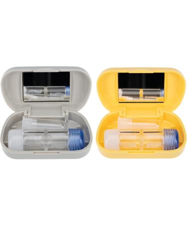 Buy SPORTS WORLD VISION Grey RGP Hard Contact Lenses Travel Set | Includes Mirror Case & Suction Cup | International Shipping Available - Buy Online on GoSupps.com