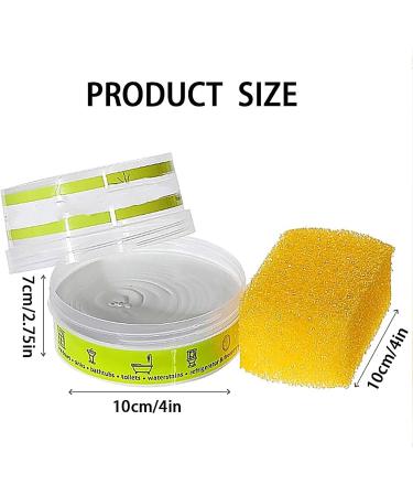 Eco-Friendly Cleaning Stone Multi Purpose Cleaning Stone for Bathroom Kitchen Home Cleaning Cleaning Pebble Stone Shower Floor with Sponge Eco-Friendly Cleaning Stone 1-Pack Cleaner Household 1pc - Buy Online on GoSupps.com