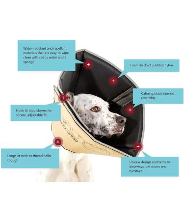 Shop All Four Paws Comfy Cone Pet Collar - Small Black | International Shipping Available - Buy Online on GoSupps.com