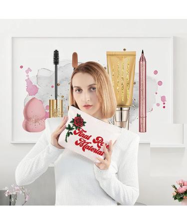 LEVLO Bachelorette Party Zippered Cosmetic Bag - Inspired by Final Rose TV Series | Perfect Gift for Bridesmaids - Buy Online on GoSupps.com