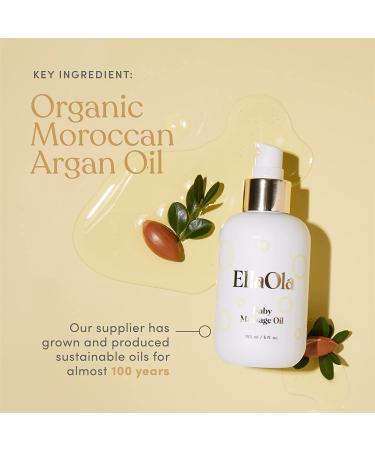 EllaOla Baby Massage Oil 5 fl. oz. | 100% USDA Organic | Cradle Cap Care | Plant Based Ingredients | Fragrance-Free | Moisturizing Formula - Buy Online on GoSupps.com
