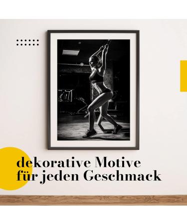 Postereck 1215 High-Resolution Fitness Poster - Motivational Gym & Bodybuilding Art for Women | 61x40.5 cm - Buy Online on GoSupps.com