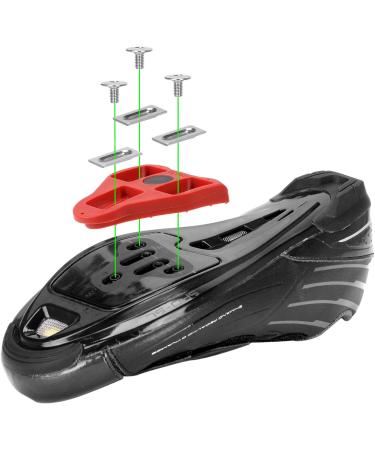 Inkesky Bike Cleats for Peloton/Stages/Look Delta - 9 Degree Float - Anti Slip - 1 Pair - Buy Online on GoSupps.com