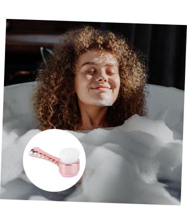 Housoutil Silicone Facial Tool Double-sided Facial Brush Facial Exfoliator Tool Facial Scrubber Brush Floral Scrunchies Facial Cleaning Brush Skin Cleansing Brush Skincare Tool Face Diamond 13x4.5cm Golden - Buy Online on GoSupps.com