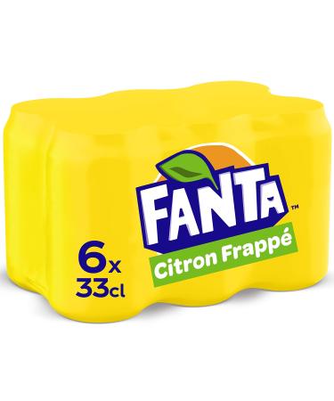 Fanta Lemon Frappé Cans 6x33cl
