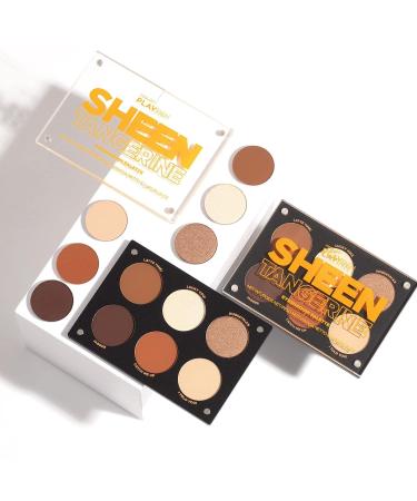 Inlot Playinn Sheen Tangerine Eyeshadow Palette - 6 Unique Shades Matte & Shiny Full Eye Make-Up (8.2g) - Shop Internationally - Buy Online on GoSupps.com