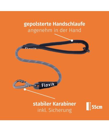 Floxic Tow Lines for Dogs - 5m 10m 15m 20m | Reflective Training Lines with Removable Hand Loop | Ideal for Puppies - Shop Now! - Buy Online on GoSupps.com