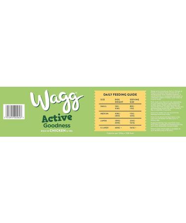 Wagg Active Goodness Complete Dry Adult Dog Food Chicken & Veg 12kg - For All Active Working Dog Breeds Chicken 12 kg (Pack of 1) - Buy Online on GoSupps.com