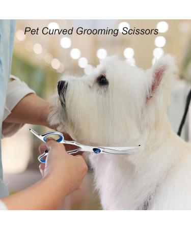 Jiasoval 4-in-1 Dog Grooming Kit with Safety Round Tip - Professional Scissors Set for Dogs & Cats - Includes Steel Comb and Leather Pouch - Buy Online on GoSupps.com