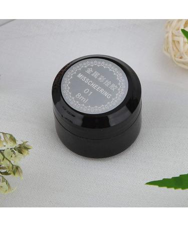 8ml / Bottle Metallic Painted Nail Gel Polish Nail Art Creative Elastic Metallic Painted Glue Nail Painted Gel Metallic Nail Art UV Varnish Lacquer(Silver 01) - Buy Online on GoSupps.com