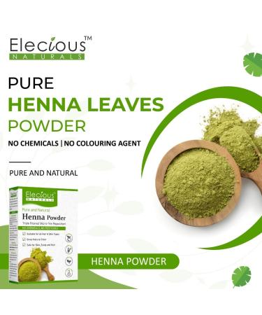 Eleciou Natural Henna Powder for Hair Color & Growth | 200g - 100% Organic & International Shipping Available - Buy Online on GoSupps.com