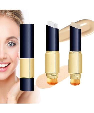 Double Sided Concealer with Brush Dual Action Full Coverage Foundation Stick 2-in-1 Color Changing Full Coverage Foundation Stick Long Lasting Full Coverage Foundation Stick. (1 x Lvory) - Buy Online on GoSupps.com