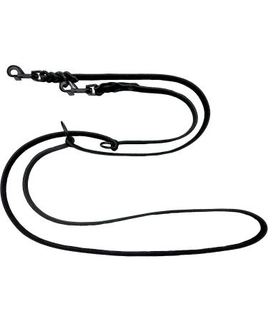 Adjustable Double Dog Liner for Small & Large Dogs - Black Hooks 2m to 5m Lengths | Durable 8mm Thickness - Buy Online on GoSupps.com