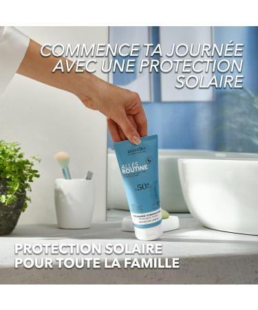 Eco Elio SPF 50+ Cr me Solaire co-responsable Durable 200ml "Toute Routine" I Sans Octocryl ne Microplastiques Parfum et Cosm tiques I Visage Toute routine 200ml - Buy Online on GoSupps.com