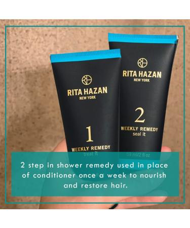 Rita Hazan Two Step Weekly Remedy Cream Kit for Color Treated Hair - Hydrating & Restorative Treatment for Dry, Frizzy Hair - Buy Online on GoSupps.com