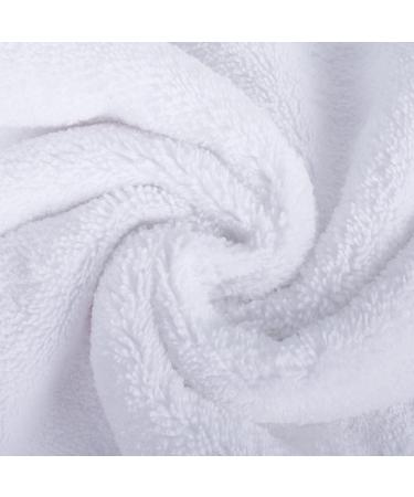 Polyte Premium Microfibre Wash Cloth 33 x 33 cm - White - Pack of 6 - Buy Online on GoSupps.com