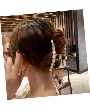 POPETPOP 1pc hairpin pearl headpiece korean hair accessories claw clips for hair metal hair clip hair claw clips women hair accessories Lady Headdress Claw Hair Clips Girl Hair Accessory - Buy Online on GoSupps.com