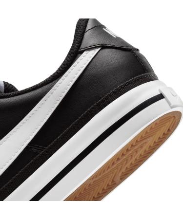 Nike Boys Court Legacy Sneaker 38.5 EU - Black White Gum Light Brown | International Shipping Available - Buy Online on GoSupps.com