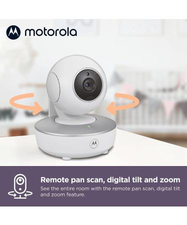 Motorola VM36XL Touchscreen WiFi Video Baby Monitor - HD 720p Camera  1000ft Range  2-Way Audio  Remote Pan-Tilt-Zoom  Lullabies - Smart Phone App Compatible - Buy Online on GoSupps.com