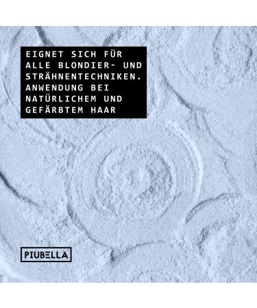 Piubella Bleach Powder 2x500g - Professional Hair Bleach for Salon Quality Results | International Shipping Available - Buy Online on GoSupps.com