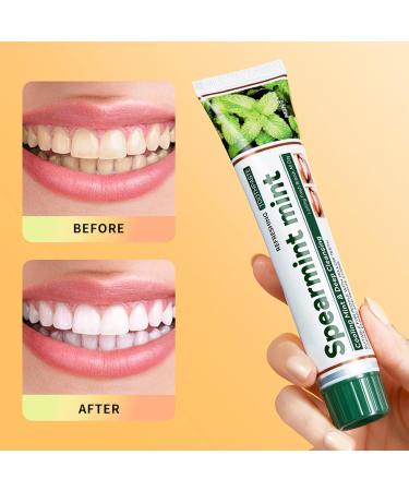 Mint toothpaste 100 g toothpaste with mint flavor and 3in1 protection for strong teeth clean teeth fresh oral care - Buy Online on GoSupps.com