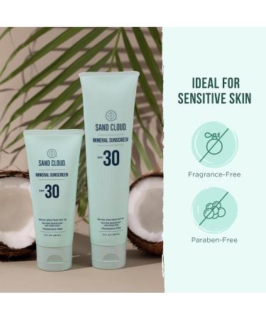 Buy Sand Cloud SPF 30 Mineral Sunscreen Fragrance-Free Zinc Oxide Formula for Sensitive Skin | Hydrating & Nourishing Body Sunscreen - 5 Oz International Shipping Available - Buy Online on GoSupps.com