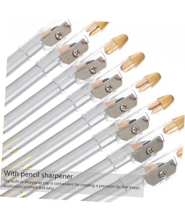 DOITOOL 8pcs Pencil Makeup Pencils Pen Tool Strokes Eyeliner Girls Eyebrow with -in- Sharpener Brighten 1 count (Pack of 1) As Shown - Buy Online on GoSupps.com