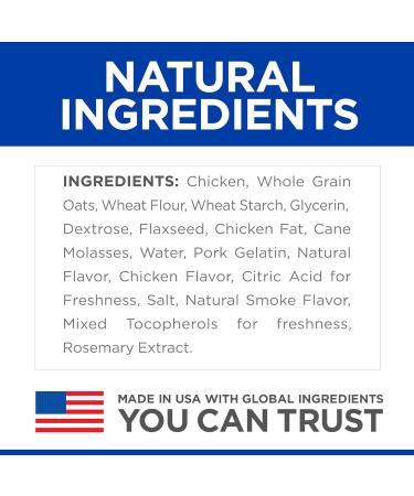 Hills Natural Fruity Snacks for dogs with Apples & Oatmeal + Hills Natural Soft and Chewy Training Dog Treats with Real Chicken - Buy Online on GoSupps.com