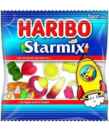 Haribo Mini Bags Gift Box Set - 20 chewy treat size fruit gummies Bulk Sweets for Kids Ideal as Hamper Letterbox Gifts 20 Packet Mixed Box - Buy Online on GoSupps.com
