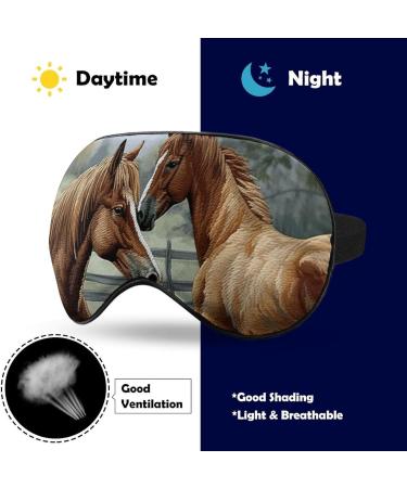 Buy Embroidered Sleep Mask for Men & Women - Breathable Light Blocking Eye Cover with Adjustable Strap for Comfortable Sleep & Naps - Buy Online on GoSupps.com