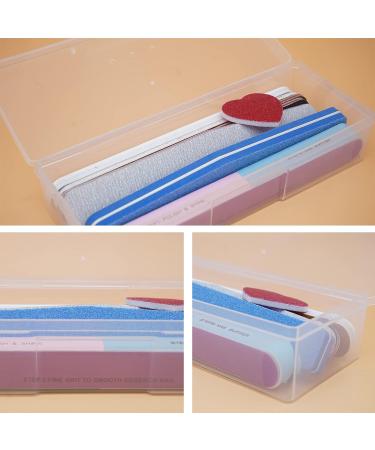 Clear Manicure Tool Box - Nail Storage Case for Manicure Pedicure Kit (4pcs) - Buy Online on GoSupps.com