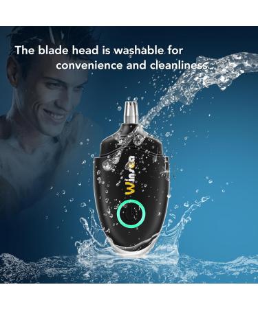 High-Precision Ear & Nose Hair Trimmer for Men & Women - USB Rechargeable Waterproof Portable & Quiet Travel Shaver - Buy Online on GoSupps.com
