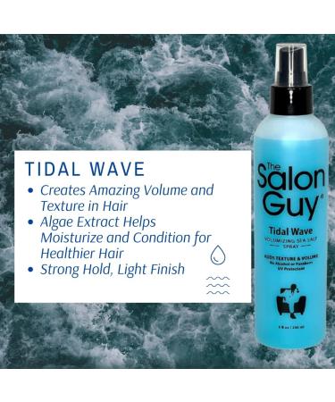 THESALONGUY - Sea Salt Texturizing Spray for Volumizing Curly and Wavy Hair Men & Women Beach Waves Hair Spray with Kelp & Natural Ingredients - 2 Pack - Buy Online on GoSupps.com