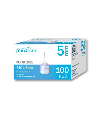 MedtFine Insulin Pen Needles (31G 5mm)