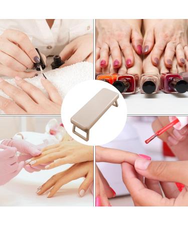 Nail Hand Rest - Comfortable Stable Arm Rest for Nails - Foldable Hand Stand for Nails Nail Armrest Hand Holder for Acrylic Nails Brown - Buy Online on GoSupps.com
