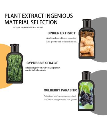 Ginger Shampoo Ginger Hair Regrowth Shampoo Anti Hair Loss Ginger Shampoo Natural Organic Ginger Shampoo Trophoblastic Hair Promote Hair Growth Smooth Anti Dandruff & Anti itching 200ML - Buy Online on GoSupps.com