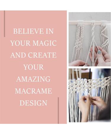 4-in-1 Macrame Kit for Adults - Wall Hanging, Plant Hanger, Dreamcatcher, Keychain with Instructions and Tutorials - Buy Online on GoSupps.com