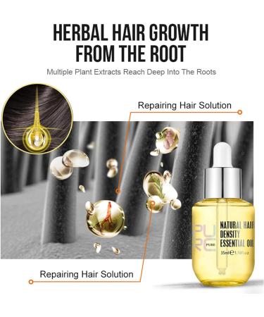 Ginger Hair Growth Serum | Anti Hair Loss & Thinning | For Men & Women | 35ml - Buy Online on GoSupps.com