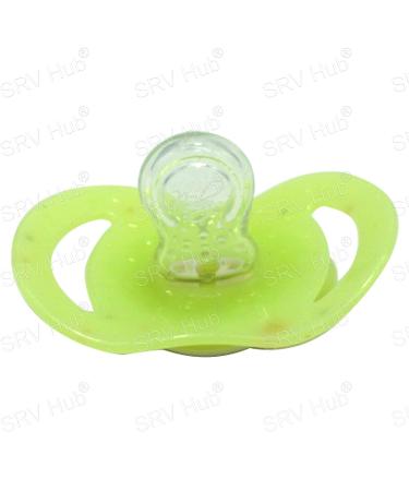 Little Moments Glow in the Dark Silicone Oval Bow Tie Pacifier for Newborns (0-6 Months) - 2 Pack | Safe Soft & Stylish - Buy Online on GoSupps.com