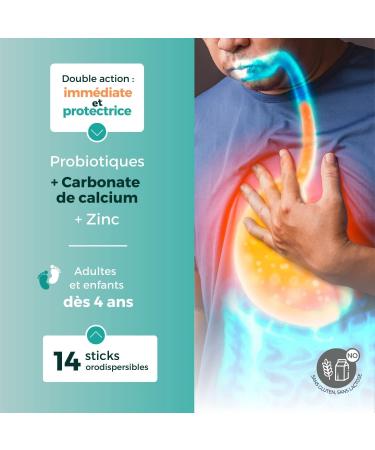 PhysioCID - Food Supplement - Stomach Comfort - 14 Orodispersible Sticks - Buy Online on GoSupps.com