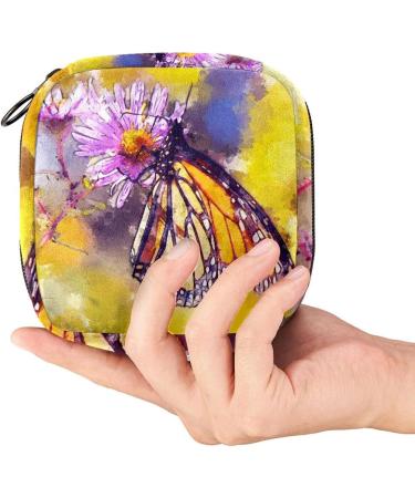 Stylish Storage Bags for Women & Teens | Butterfly & Flower Pattern | Portable Menstrual Cup & Breastfeeding Pillow Holder - Buy Online on GoSupps.com