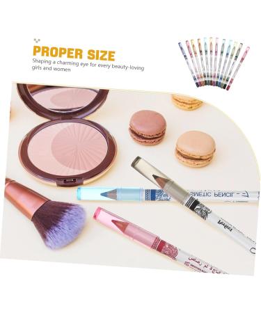 BIUDECO Wig Bags Satin 12pcs Eye Liner Liquid Liner Colored Eye Liner Pencils Eyeliner White Pole Mousse - Buy Online on GoSupps.com